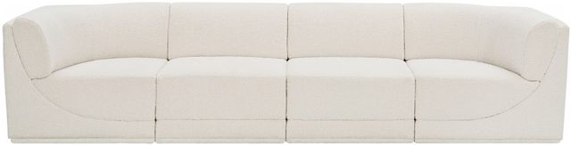 Meridian Furniture Ollie 4-Piece Cream Modular Sofa Sectional-1