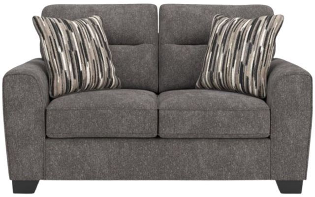 Benchcraft® Olten Graphite Loveseat-1
