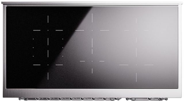 Ilve® Nostalgie II Series 48" Custom RAL Color Pro Style Induction Range with Chrome Trim-2