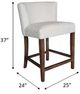 Nest Home Collections Weston Channel Ivory/Gray Wash Counter Stool-2