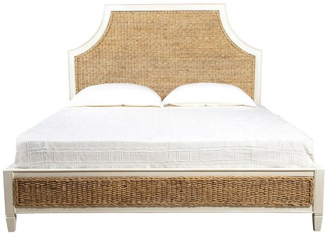 Furniture Classics Priscilla Brown/Cream King Panel Bed-1