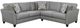 Corinthian Furniture Zara 2-Piece Silver Modular Sectional-0