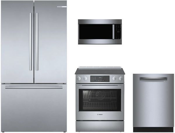 Bosch 4-Piece Stainless Steel Electric Kitchen Package Bosch 4-Piece Stainless Steel Electric Kitchen Package