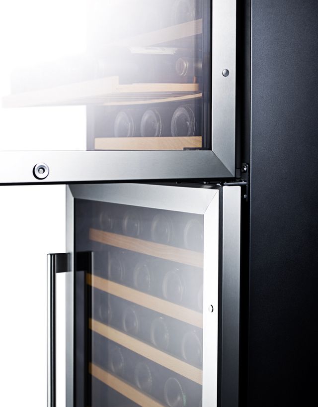 Summit® 24" Stainless Steel Wine Cooler-3