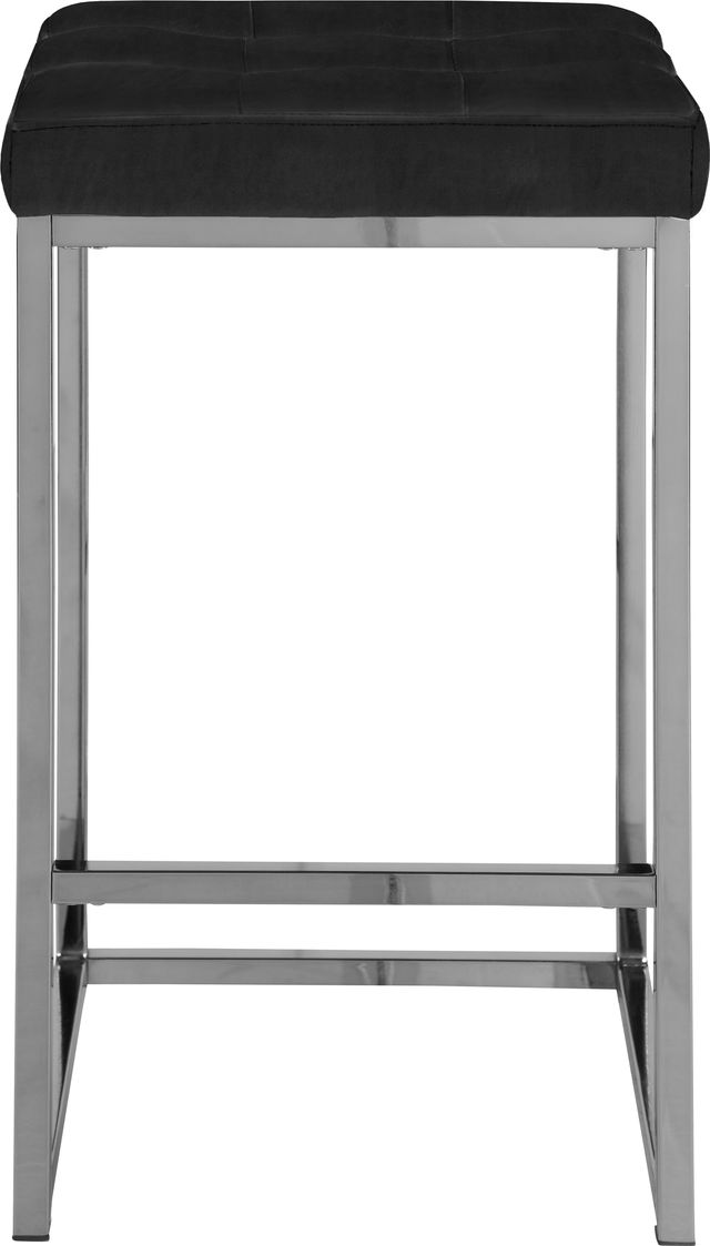 Meridian Furniture Nicola Black Velvet Counter Stool-1