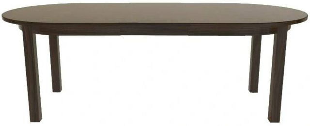Mavin Customizable 42" x 72" Oval Extendable Dining Table with 18" Leaf-1