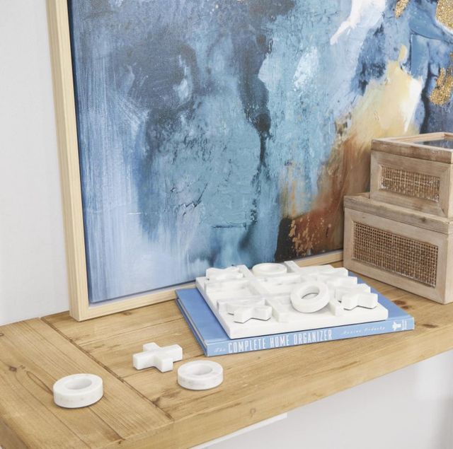 Deco Marche White Tic Tac Toe Game Set-4