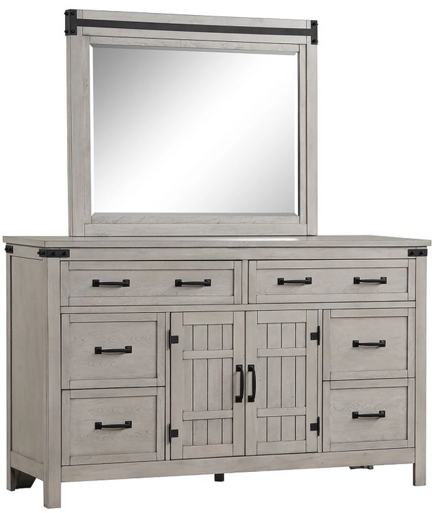 Legends Home Alexandria Mountain Mist Dresser and Mirror-0
