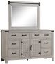 Legends Home Alexandria Mountain Mist Dresser and Mirror-0
