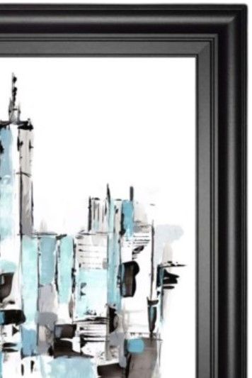 Classy Living Ethan Harper Blue City II 22" Wall Art-1