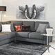 Luonto® Furniture Fantasy 2-Piece Gray Sectional-2