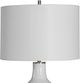 Uttermost® Dakota White Crackle Glaze Table Lamp-5