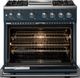 Viking® 5 Series 36" Squall Pro Style Dual Fuel (NG) Range with Polished Chrome Trim-1