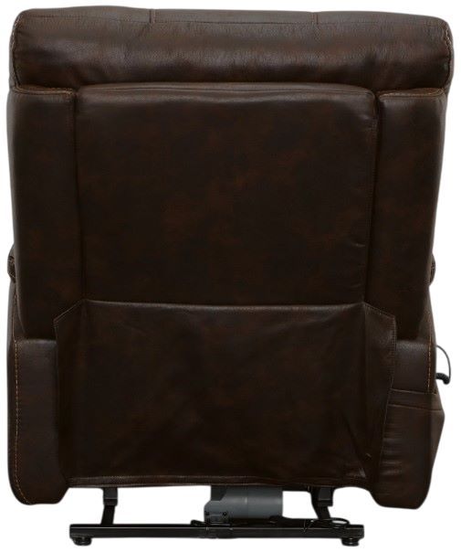 Flexsteel® Clive Brown Power Lift Recliner with Power Headrest and Lumbar-3
