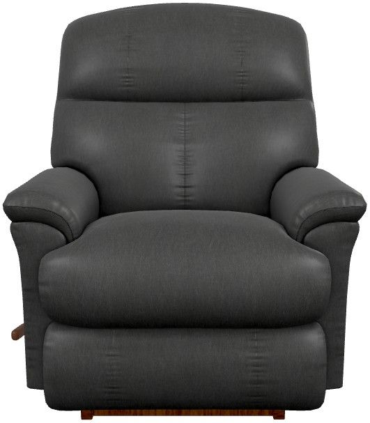 La-Z-Boy® Reed Licorice Leather Manual Rocking Recliner-1