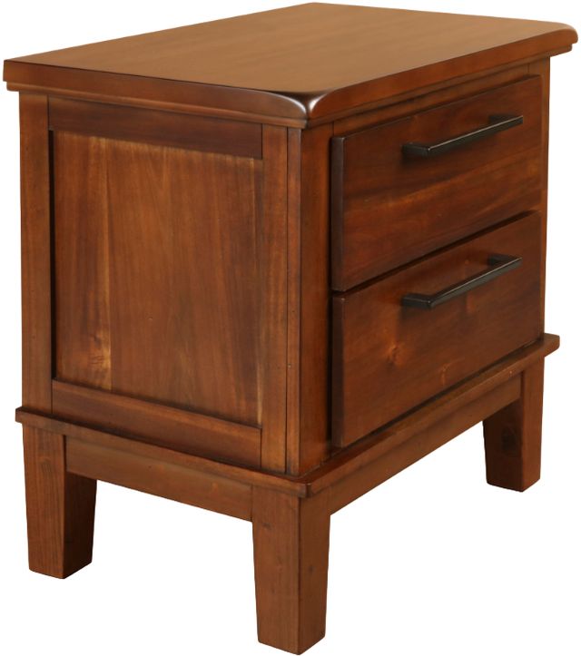 New Classic® Home Furnishings Cagney Chestnut Nightstand-0