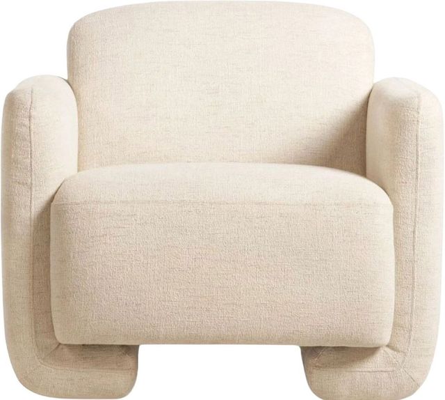Moe's Home Collection Fallon Flecked Ivory Accent Chair-1