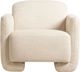 Moe's Home Collection Fallon Flecked Ivory Accent Chair-1