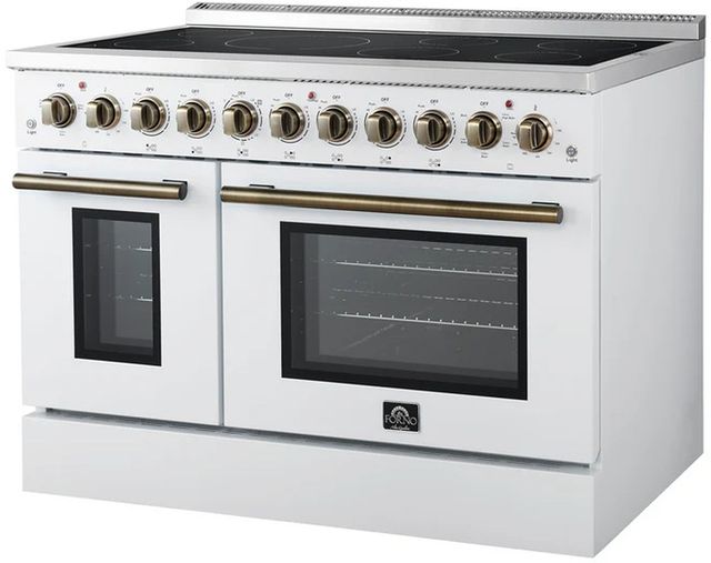 FORNO® Paolo 48" White Pro Style Electric Range -3
