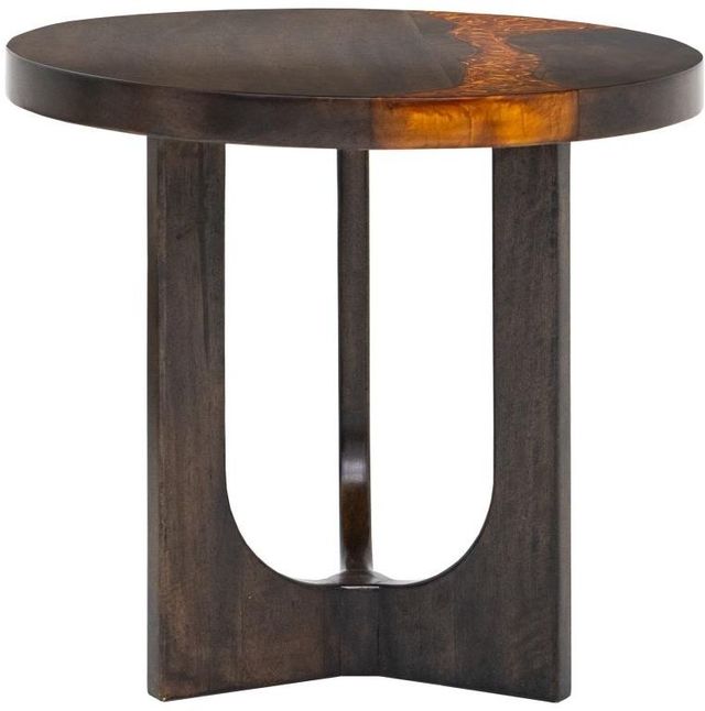 International Furniture Direct Raramuri Brown End Table-0