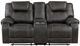 Homelegance® Gainesville Chocolate Manual Double Reclining Loveseat-3