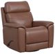 Flexsteel® Customizable Refined Leather Manual Swivel Gliding Recliner-0
