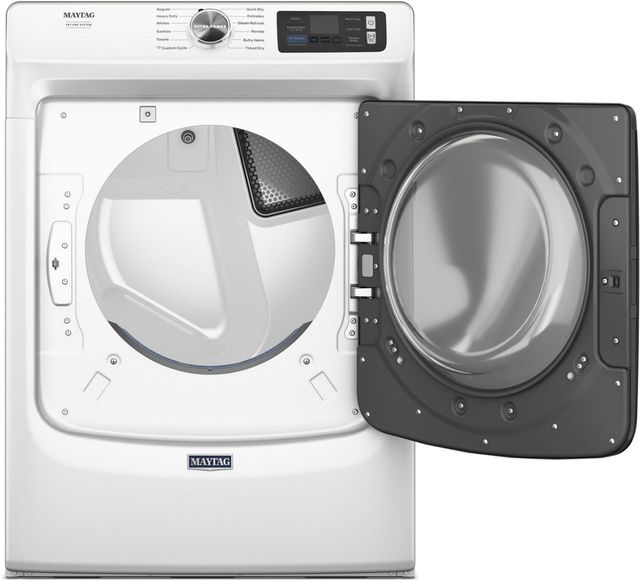 Maytag® 7.4 Cu. Ft. White Front Load Electric Dryer -1