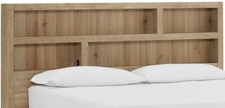 aspenhome® Modern Loft Modern Khaki King Bookcase Headboard