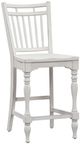 Liberty Furniture Magnolia Manor Antique White Spindle Back Counter Chair-0