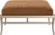 Hooker® Furniture Melange Tobin Brown/Champagne Gold Cocktail Ottoman-3