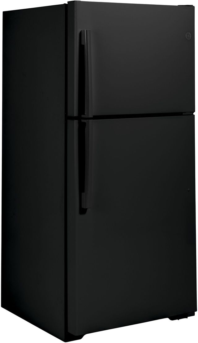 GE® 30" 19.1 Cu. Ft. Black Top Freezer Refrigerator-3