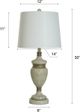 Stylecraft Resin Gray Table Lamp-5