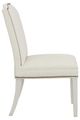 Fairfield® Customizable Entree Dining Empire Short Back Dining Chair with Linen Legs-2