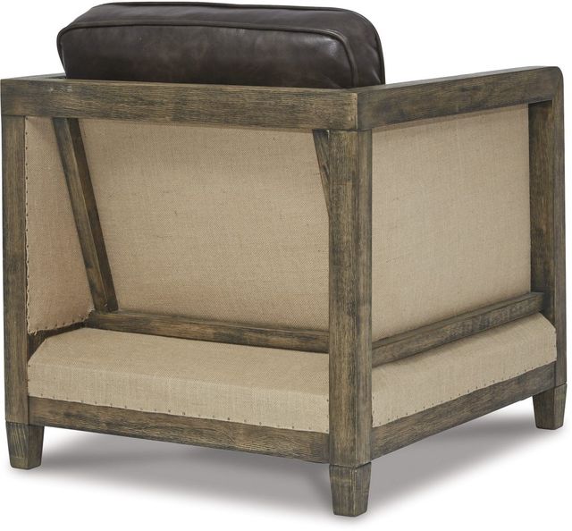 Antiqued Brown Accent Chair - DISCONTINUED-3