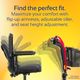 Mega Motion Rascal® Conquest Black/Red 4-Wheel Mobility Scooter-4