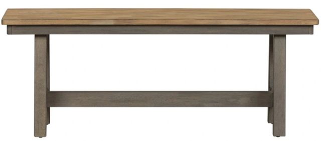 Liberty Furniture Lindsey Farm Gray/Sandstone Dining Bench-3