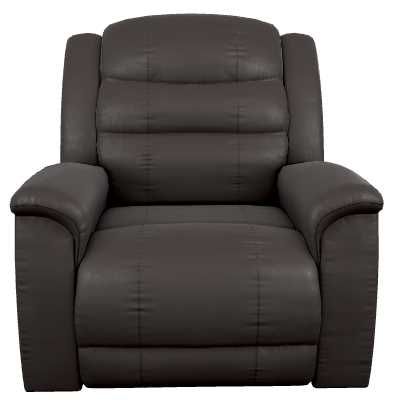 La-Z-Boy® Redwood Chocolate Leather Power Rocking Recliner with Headrest-1