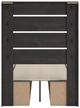 Signature Design by Ashley® Hollivern Dark Gray 4-Drawer Twin Panel Storage Bed-3
