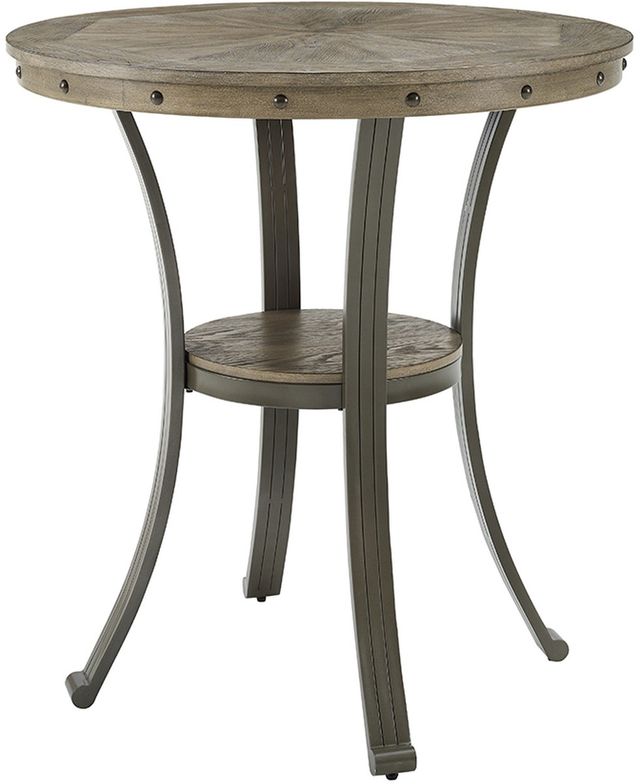Powell® Franklin 3-Piece Gray Wash/Pewter Pub Set-1