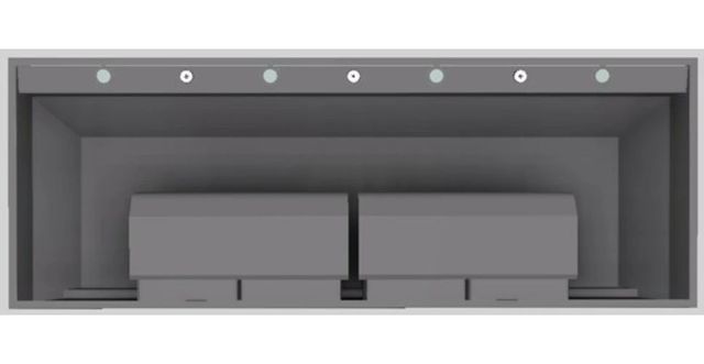 Vent-A-Hood® Designer Series 66" Gunsmoke Wall Mounted Range Hood-3
