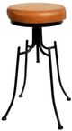 A & B Home Dorsett Brown/Black Barstool-0
