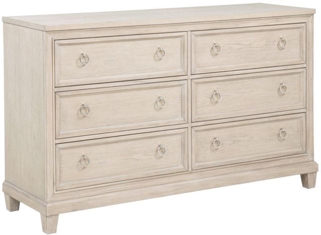 Coaster® Pembroke Washed Oak Dresser Cabinet and Mirror-0