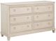 Coaster® Pembroke Washed Oak Dresser Cabinet and Mirror-0
