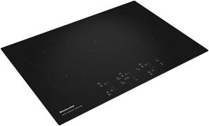 KitchenAid 30" Black Induction Cooktop