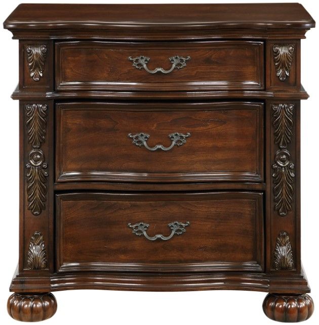 Homelegance® Adelina Brown Nightstand-2