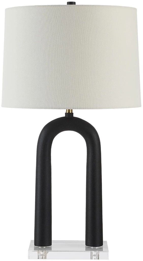 Renwil® Everren Pisa Matte Black Table Lamp-2