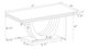 Coaster® Kerwin 7-Piece Chrome/White Rectangular Dining Table Set -4