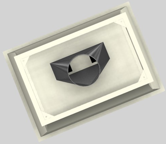 Vent-A-Hood® Designer Series 42" Biscuit Island Range Hood-3