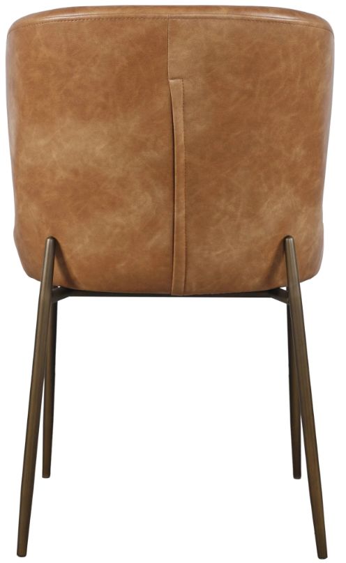 Jofran Inc. Easley Cognac Dining Side Chair-4