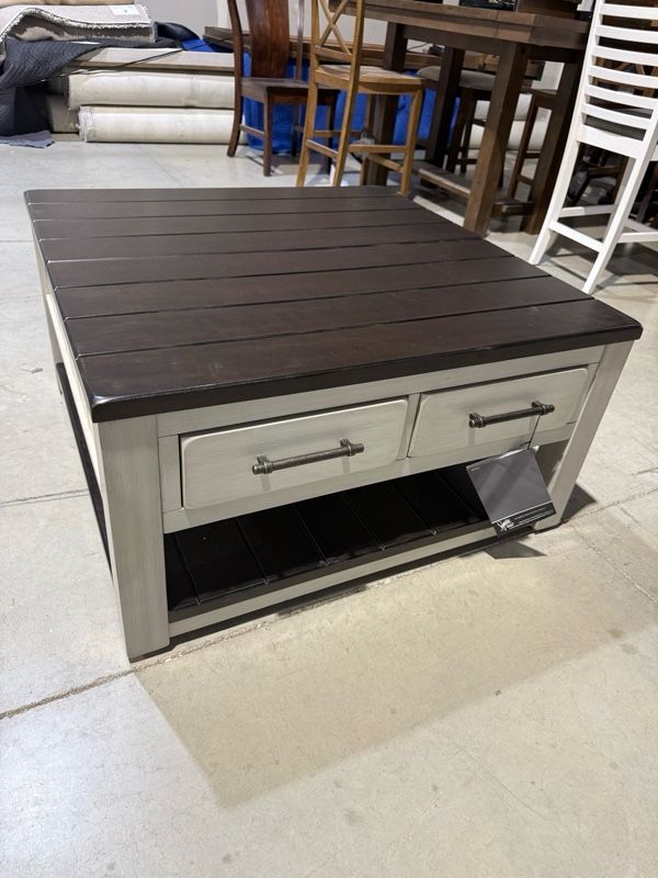 Clearance Signature Design by Ashley® Darborn Brown/Gray Lift Top Cocktail Table-0